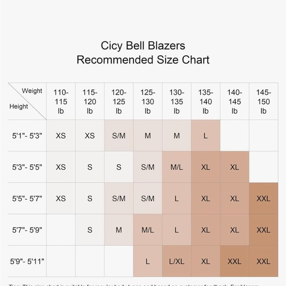 Tan casual work office blazer size xs - Picture 3 of 8